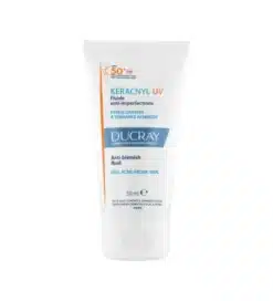 Fluide anti-imperfections Ducray Keracnyl UV SPF 50+ 50 ml pour peaux grasses