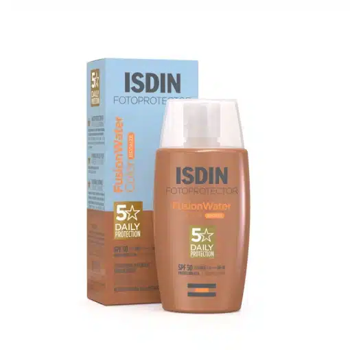 Flacon de protection solaire teintée ISDIN FusionWater Magic Bronze SPF 50