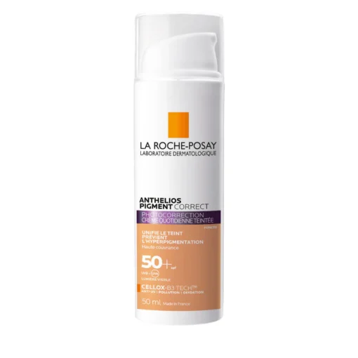 Crème teintée La Roche-Posay Anthelios Pigment Correct SPF 50+ teinte foncée 50 ml