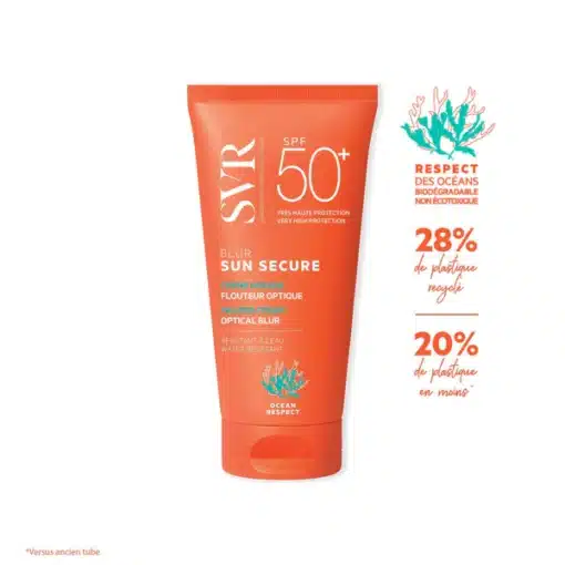 SVR Sun Secure Blur Teinté SPF 50+, respect de l’environnement.