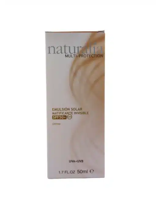 Emulsion solaire Naturalía Multi-Protection SPF 50+ 50 ml.